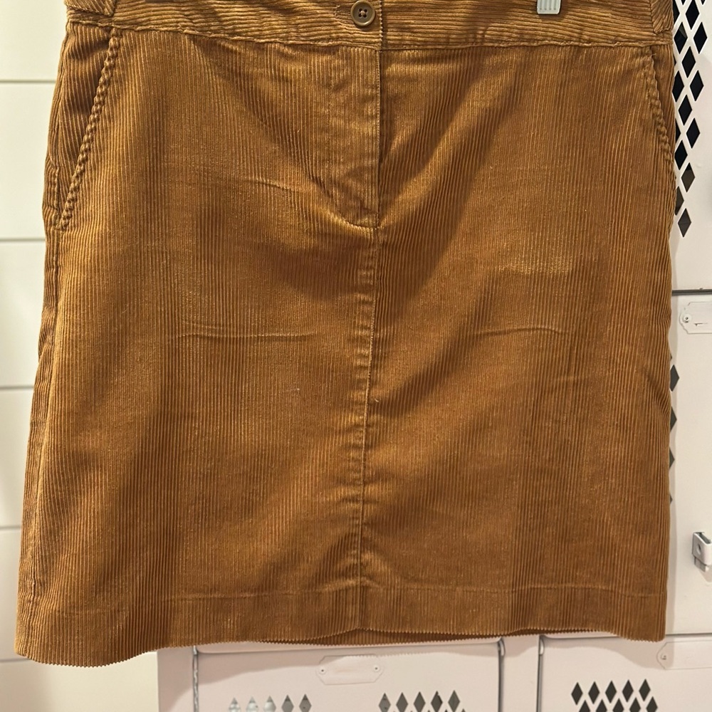 NWT Talbots Brown Tan Mini Pencil Skirt